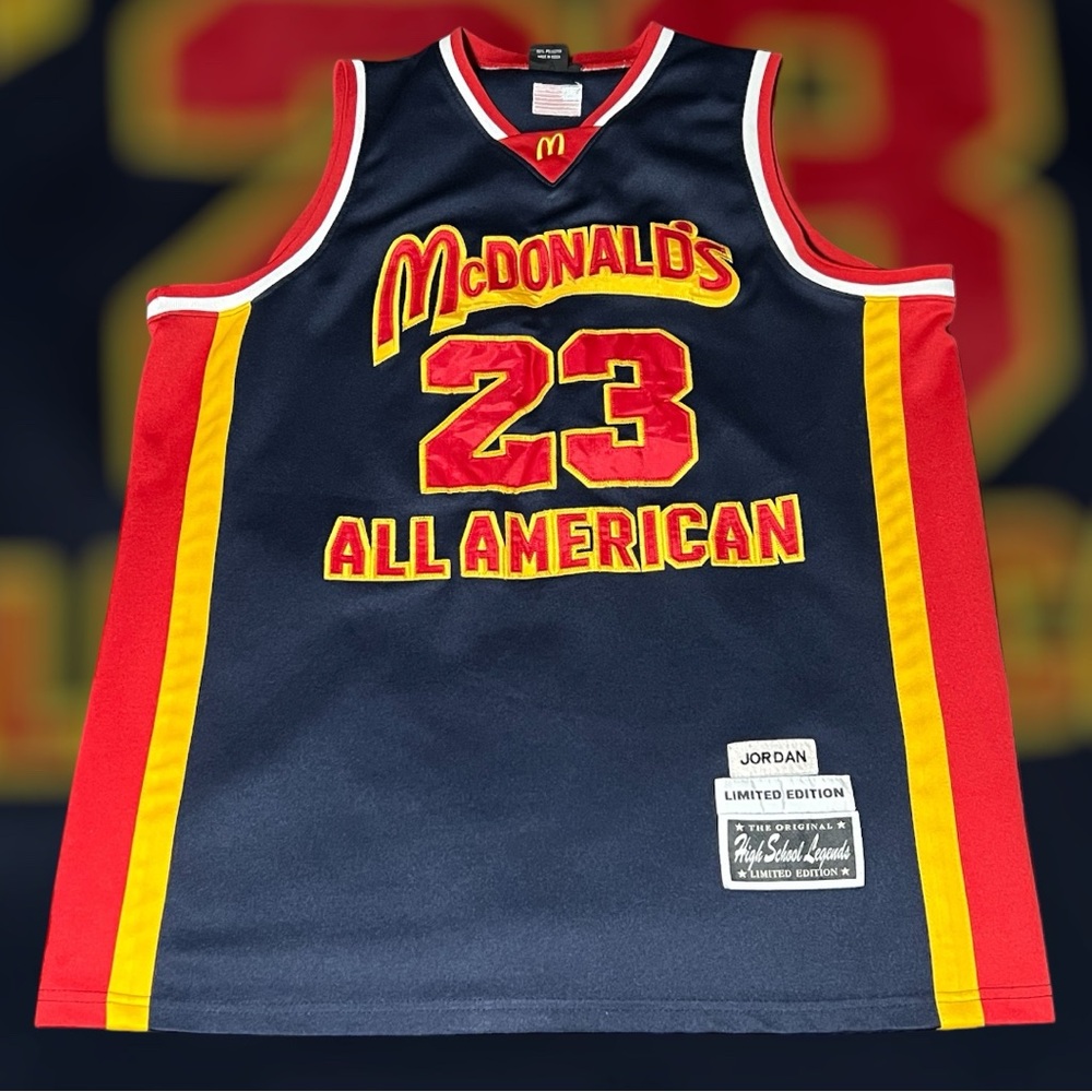 Michael Jordan McDonald's All American Jersey size 52